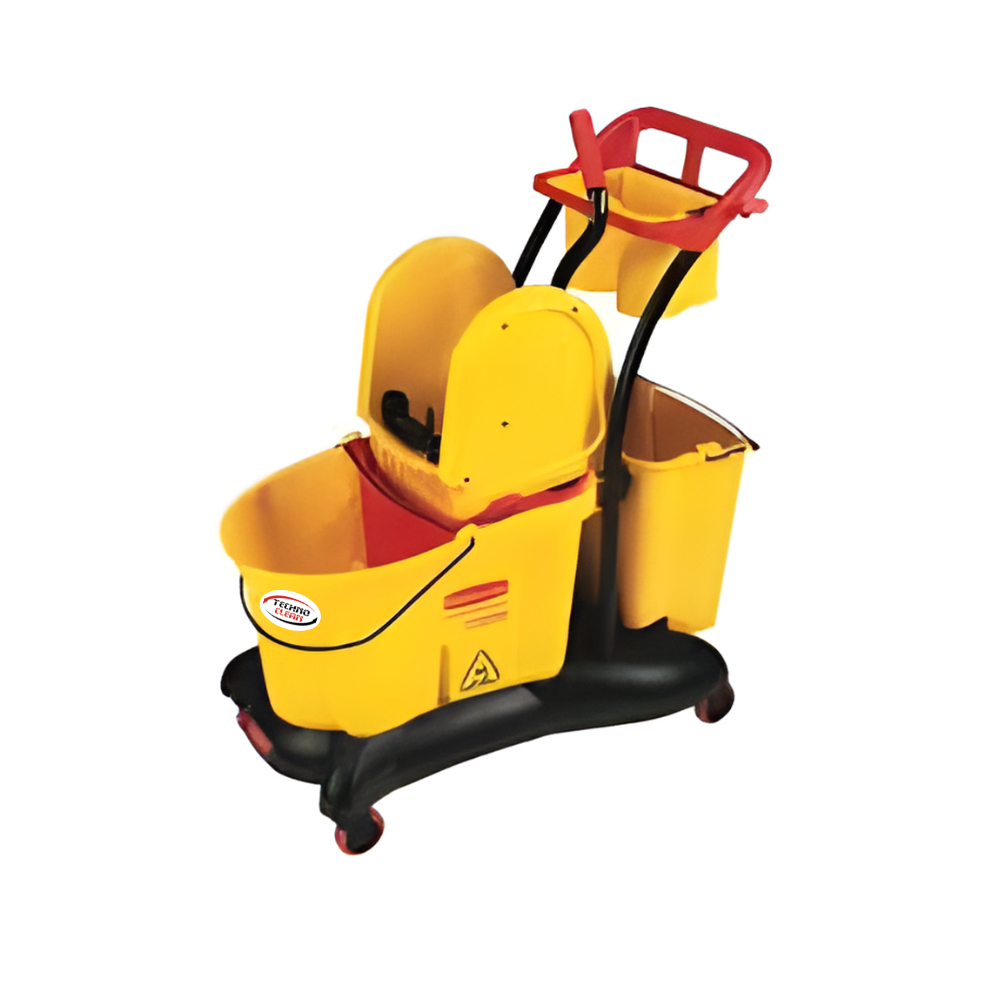 Triple Bucket Wringer Trolley