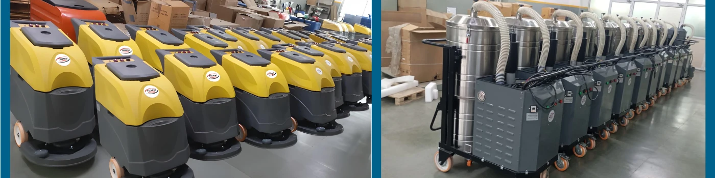 Industrial Cleaning Equipment Display